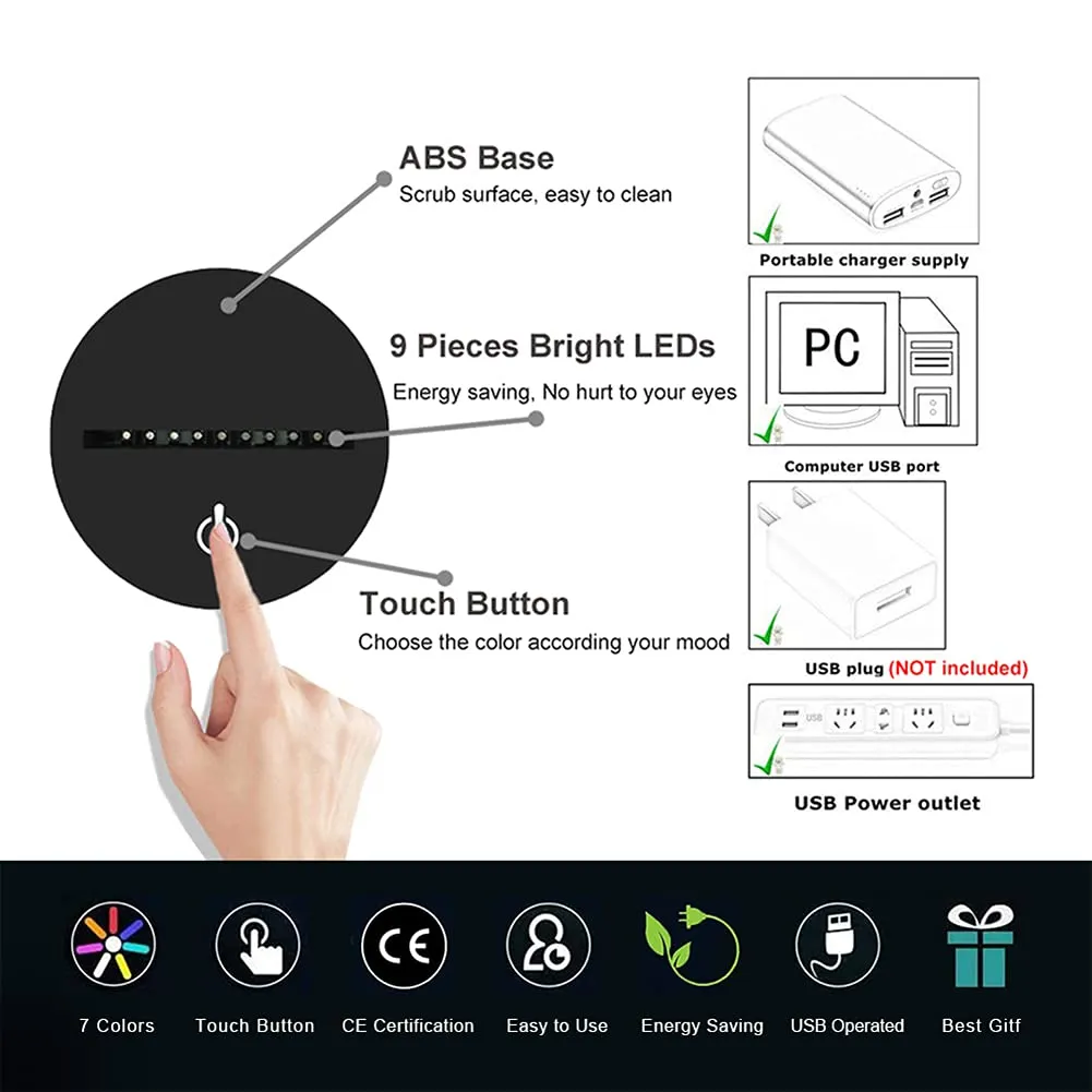 AGWIM 3D Illusion Lamp Axolotl Led Night Light, 16 Colors Changing USB Desk Lamps with Remote Control, Bedroom Decoration Table Lights for Kids Birthday Gifts