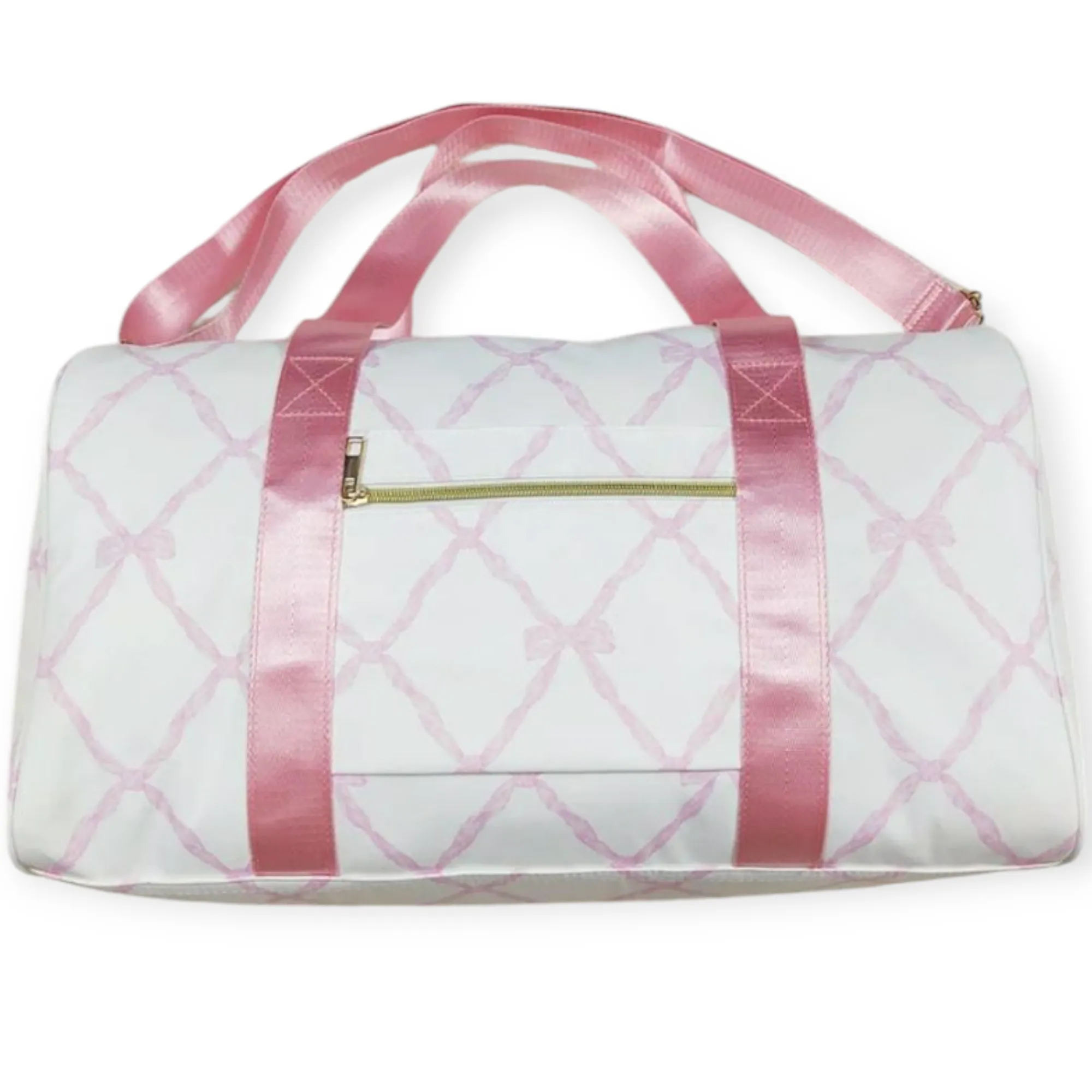 beautiful bow duffle bag