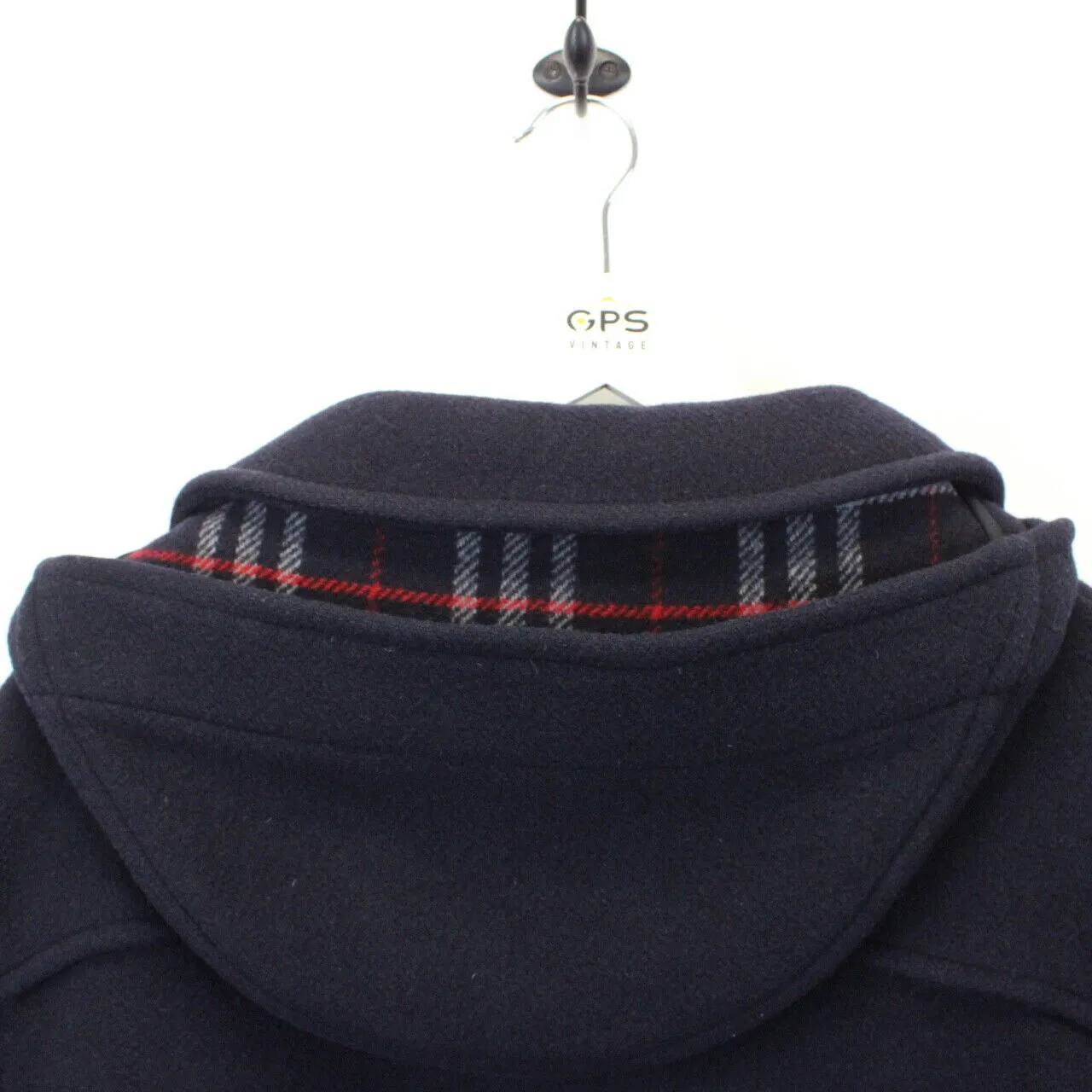 BURBERRYS 90s Wool Duffle Coat Navy Blue | XL