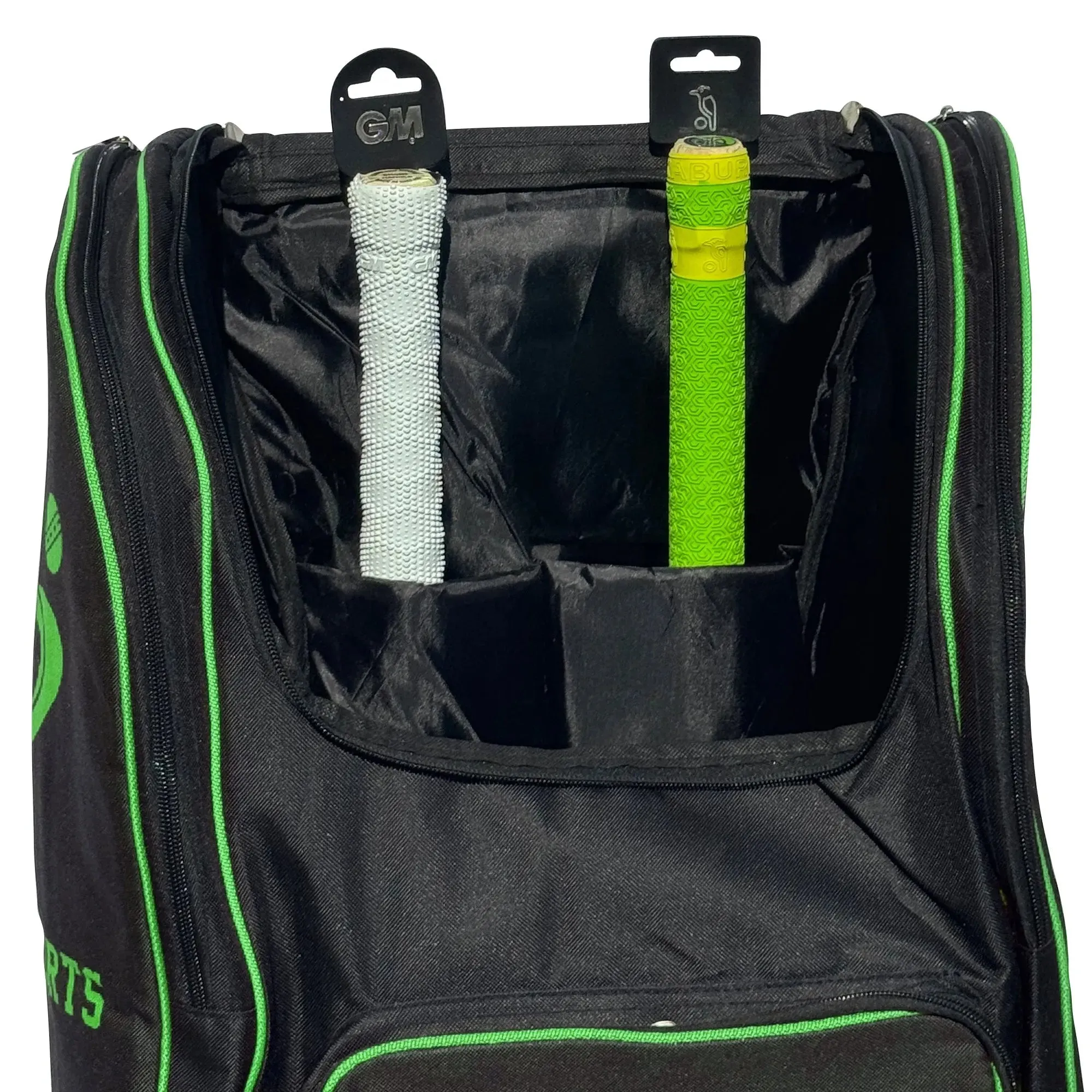 DS 1.0 Duffle Cricket Bag Black/Green