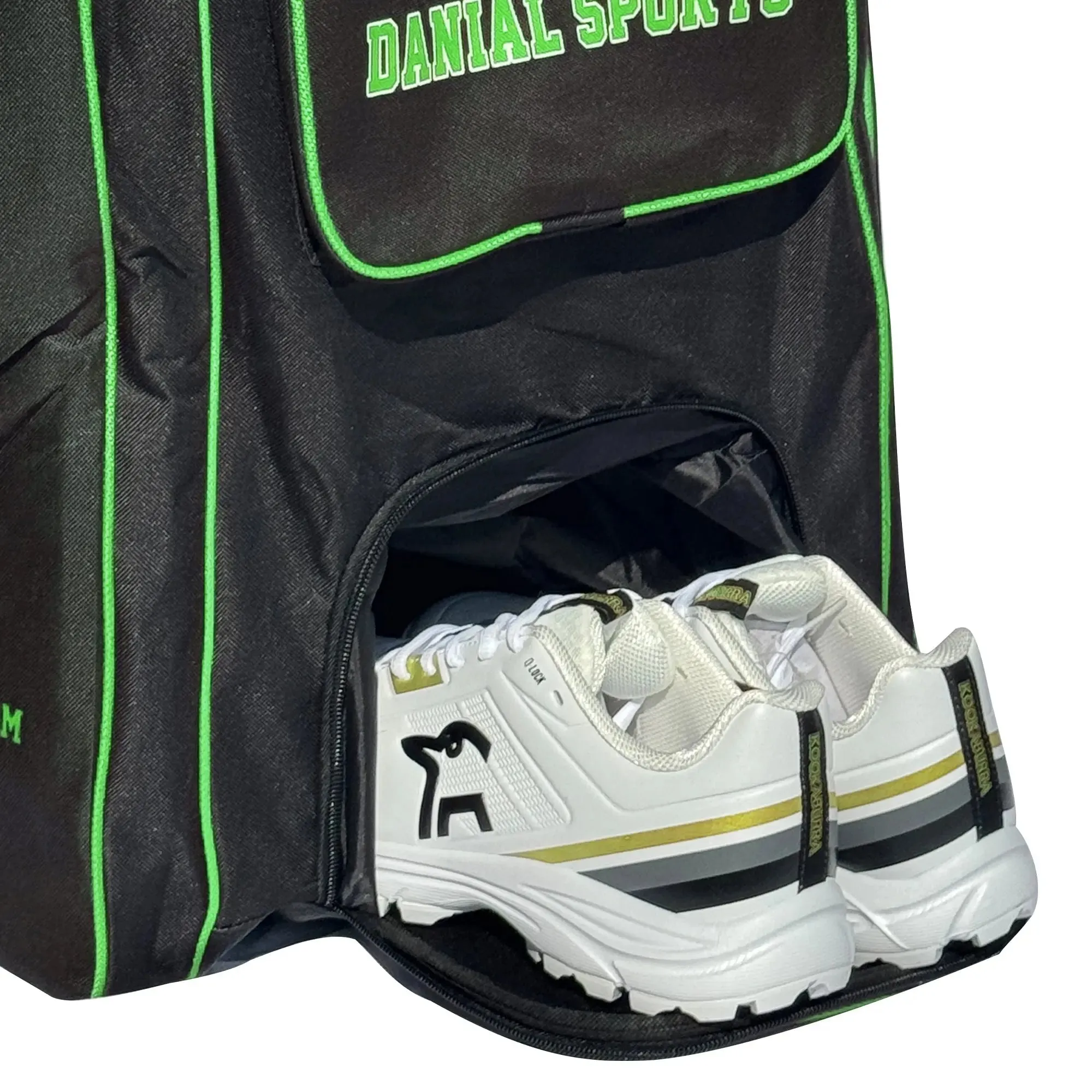 DS 1.0 Duffle Cricket Bag Black/Green