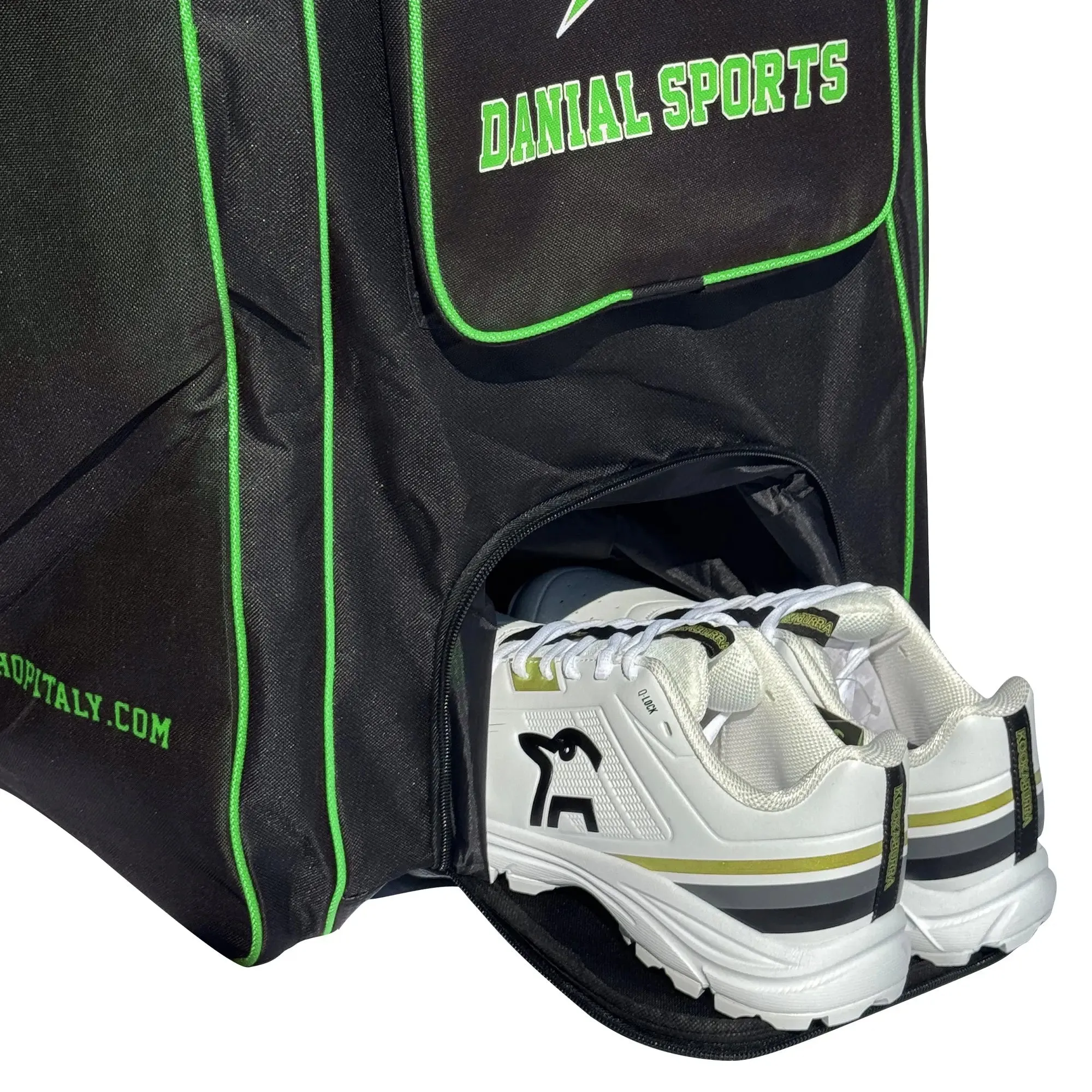 DS 1.0 Duffle Cricket Bag Black/Green