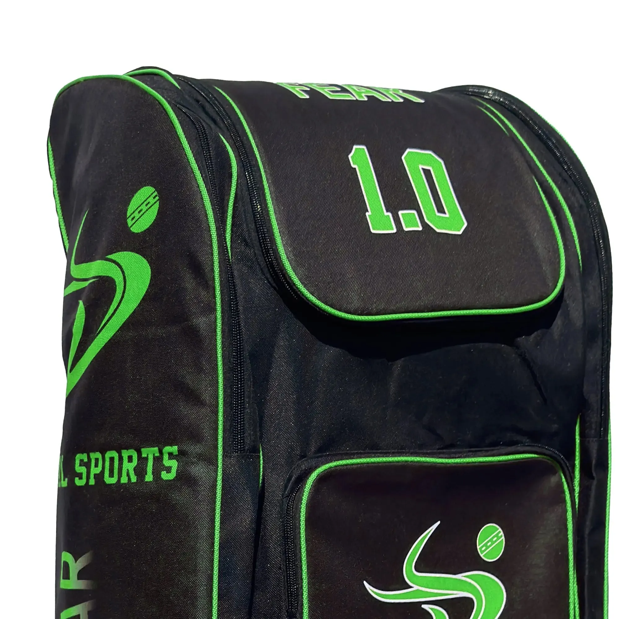 DS 1.0 Duffle Cricket Bag Black/Green