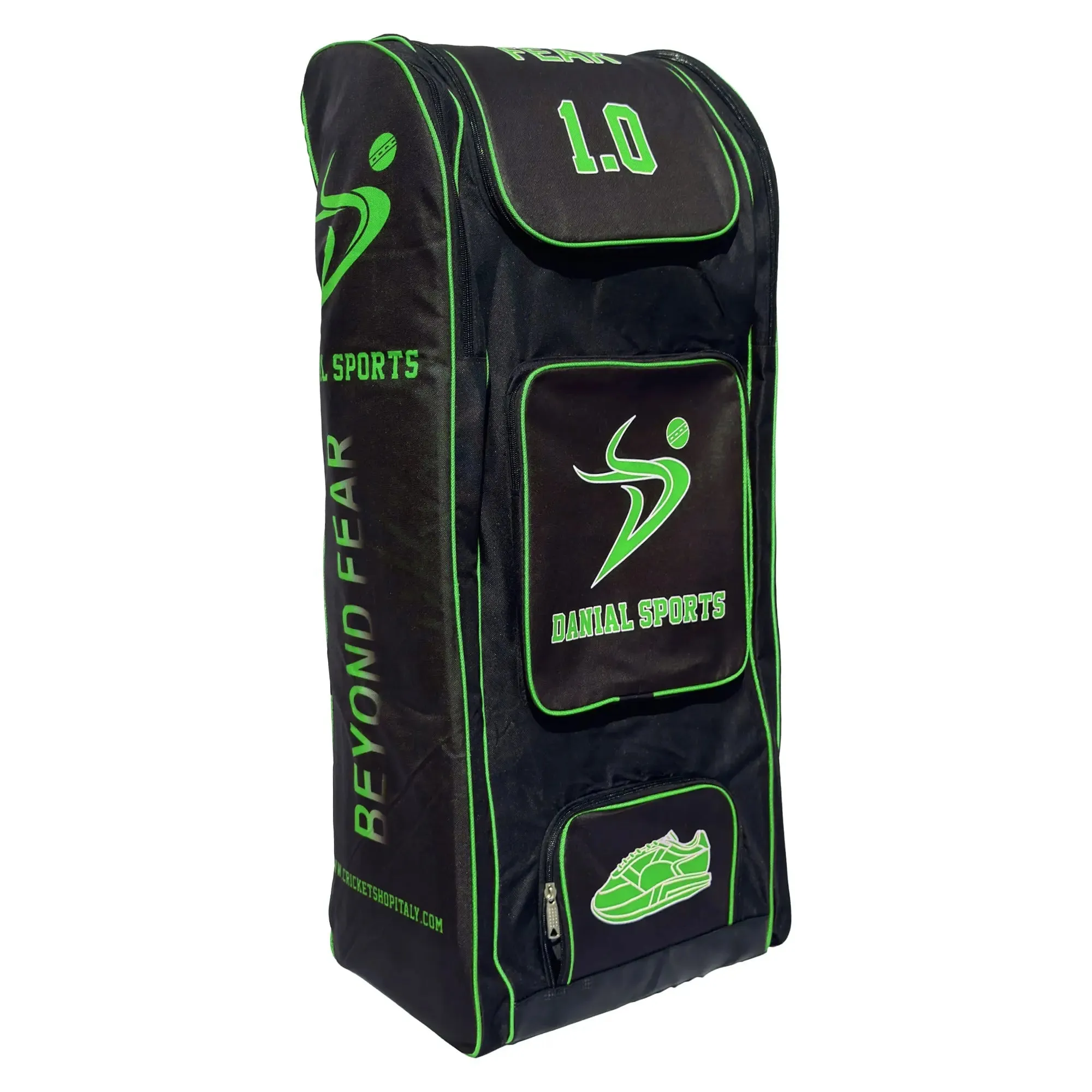 DS 1.0 Duffle Cricket Bag Black/Green