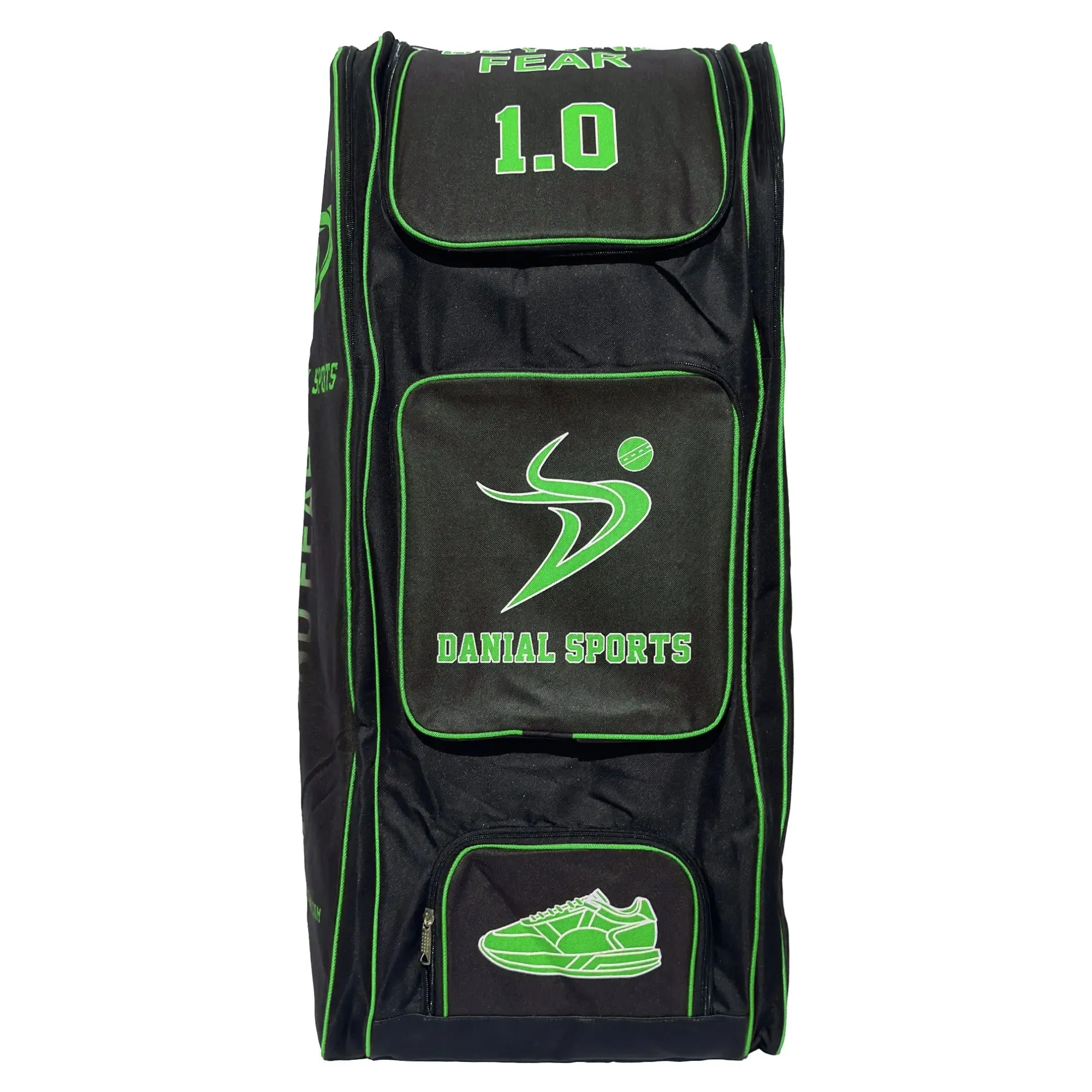 DS 1.0 Duffle Cricket Bag Black/Green