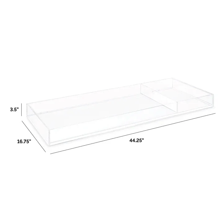 Nursery Works- Acrylic Changing Tray in Clear Acrylic