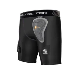 Shock Doctor Adult Women's Core Compression Hockey Short with Pelvic Protector