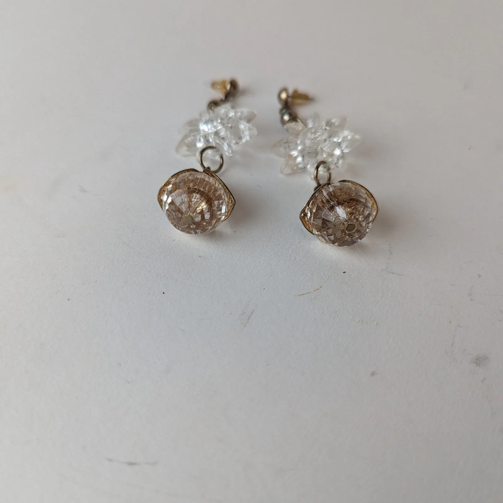 Star Acrylic Teardrop Earrings